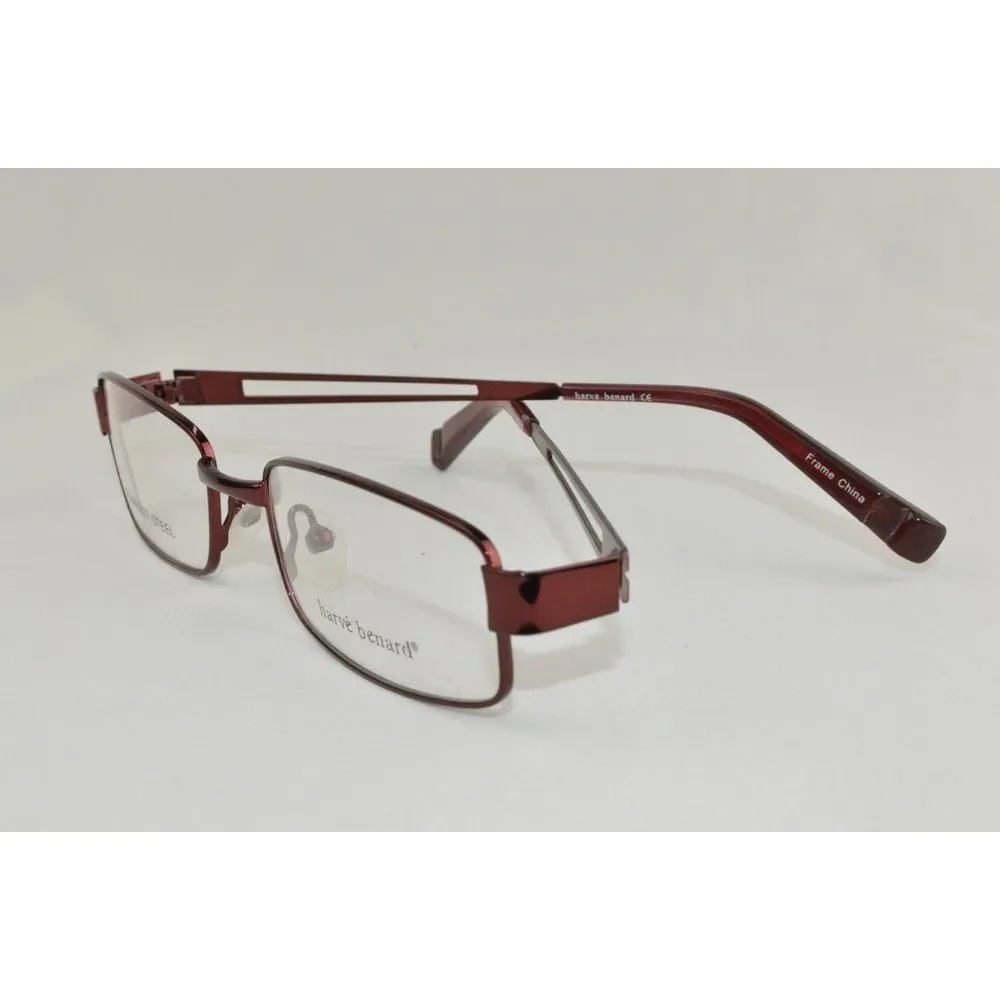 Harve Bernard Eyewear HB548 Size: 51-17-140 Color: Burgundy‎